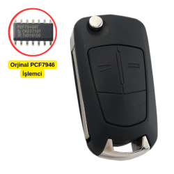 Opel Vectra C Sustalı Kumanda (Orijinal PCF7946 İşlemcili) 434MHz PCF7946 - 2