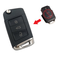 Volkswagen 3 Butonludan Çevrim Kabı - Volkswagen
