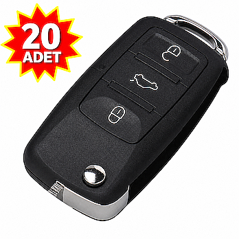 Volkswagen Tip 434 Mhz Kopyalanabilir Kumanda 20 Adet - 1